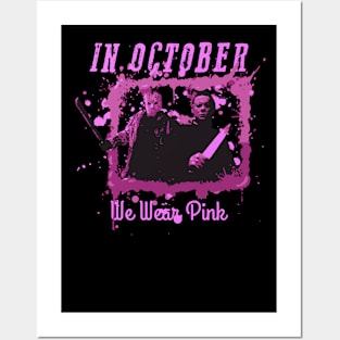 Halloween pinksan horror Posters and Art